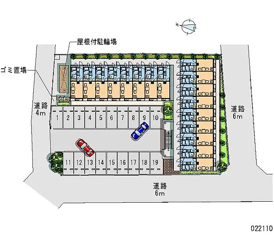 ★手数料０円★所沢市若狭　月極駐車場（LP）